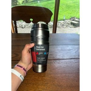 16 OZ Thermos Travel Tumbler, Stainless